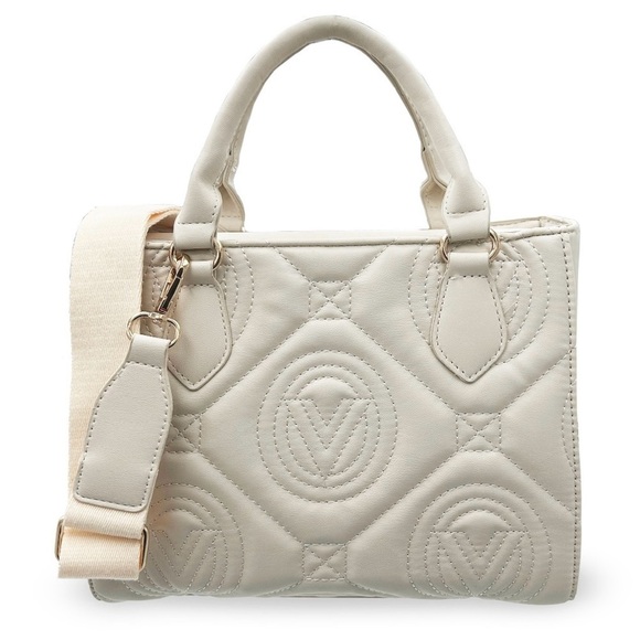 NWT Valentino Orlandi Large Bone Colored Tote Bag MSRP‎ $300🔥🔥 - Picture 2 of 5